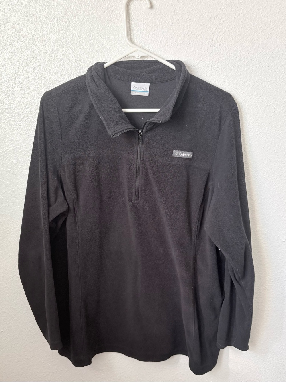 Columbia Black Quarter-Zip Fleece Pullover